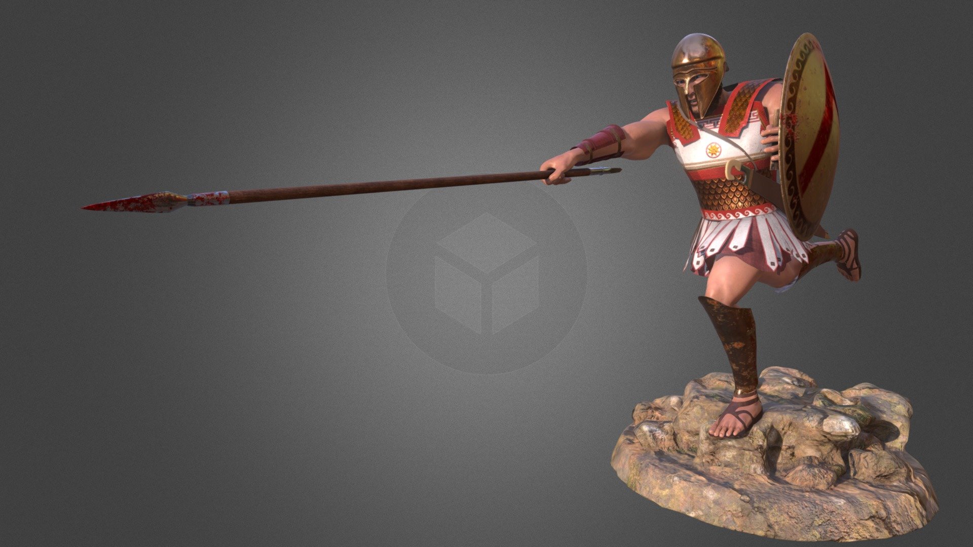 Spartan Hoplite 3d model