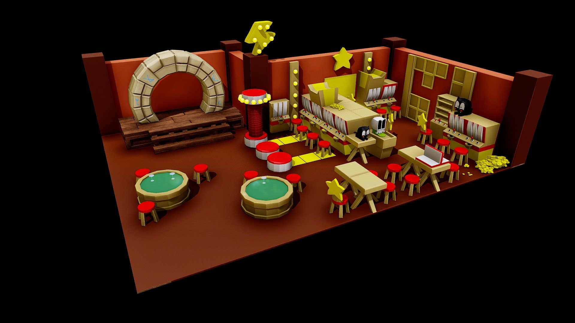 Dofus Casino 3d 3d model