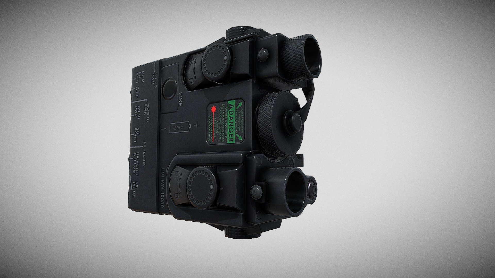 Rifle Laser Sight 3d model