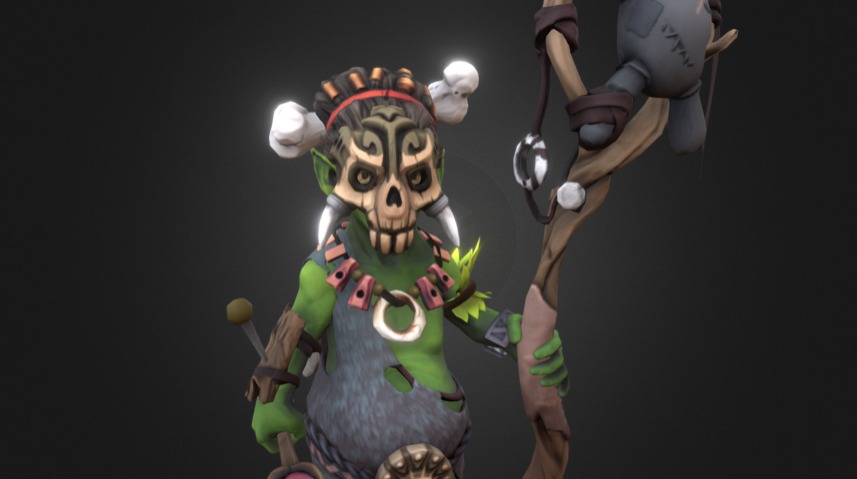 Voodoo-Shaman 3d model