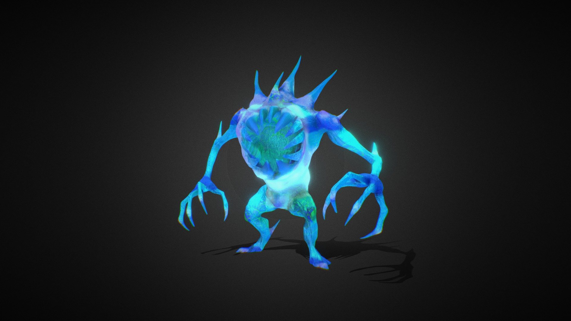 Monster-Golem 3d model