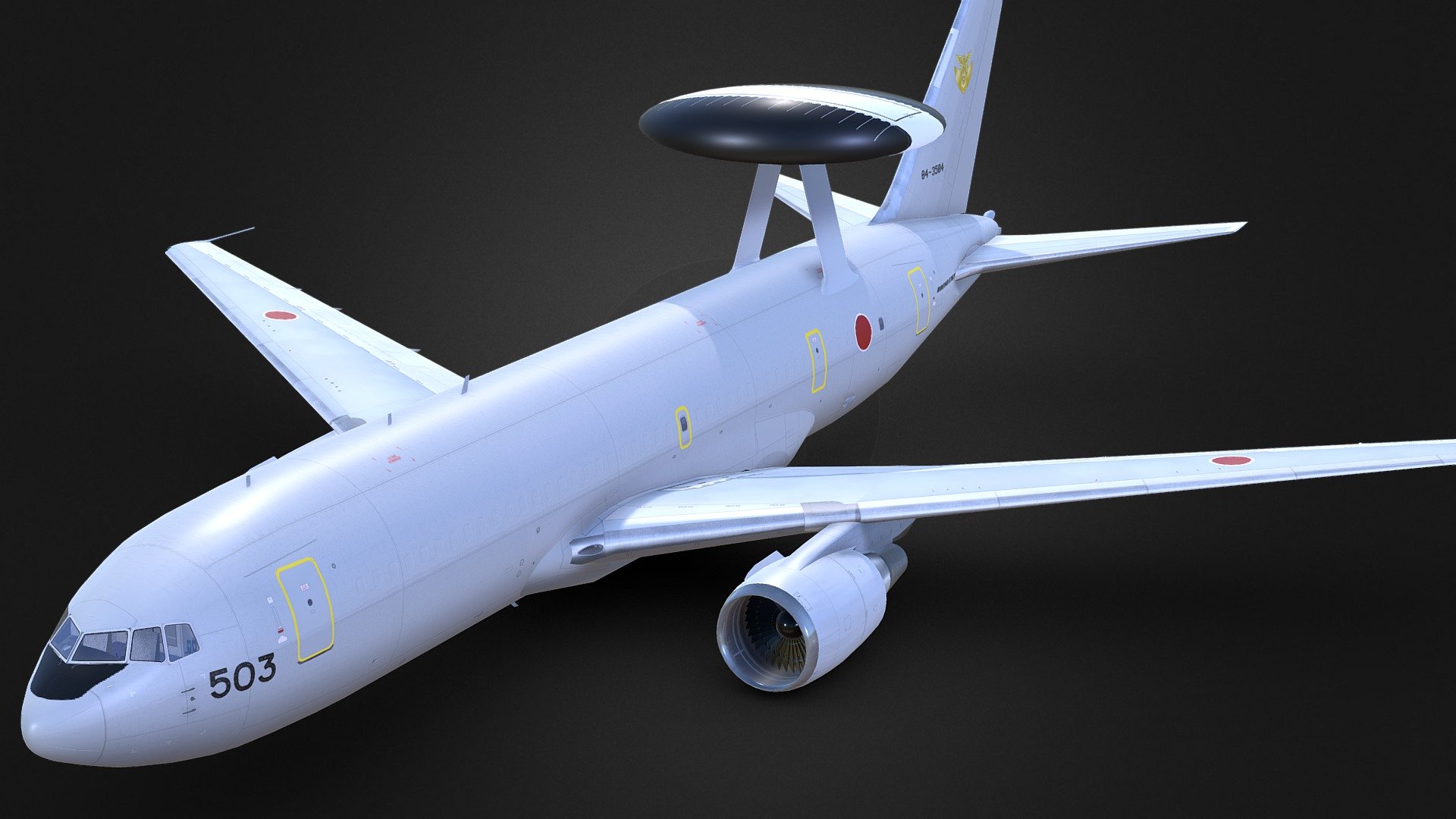 Boeing E-767 3d model