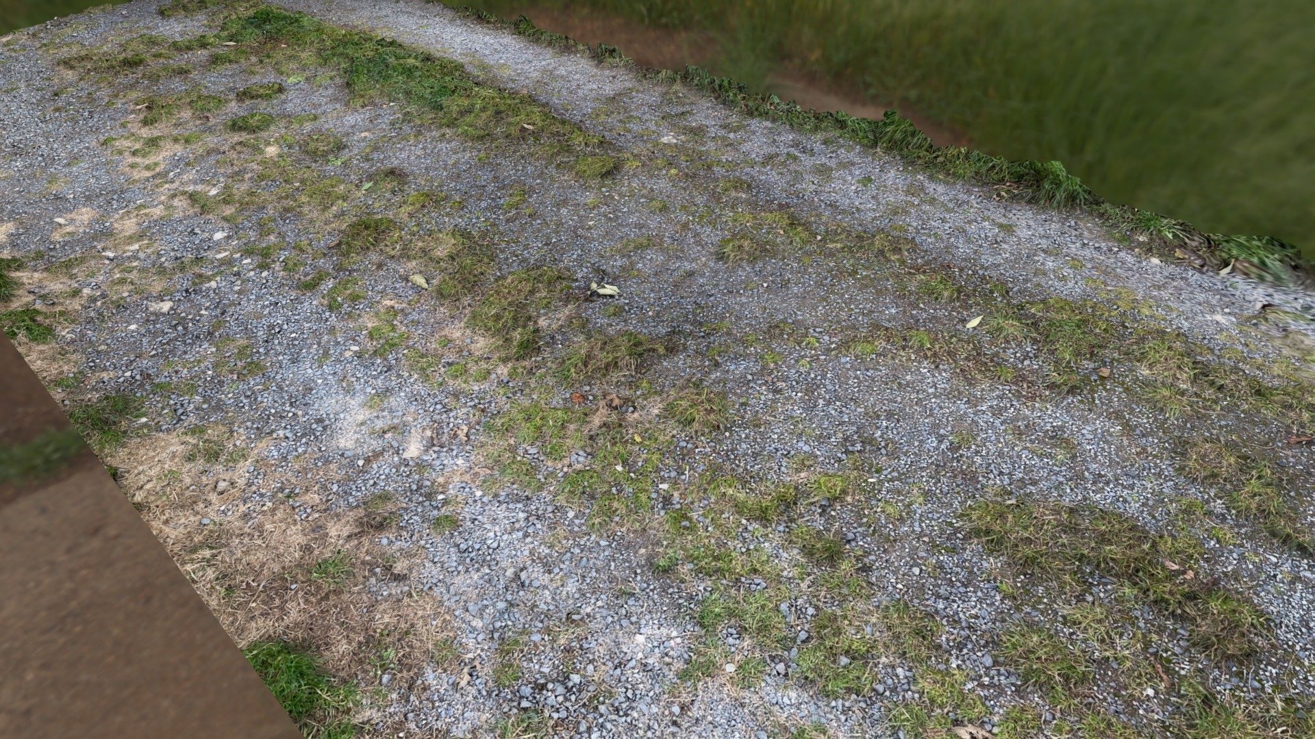 gravel road 3d model