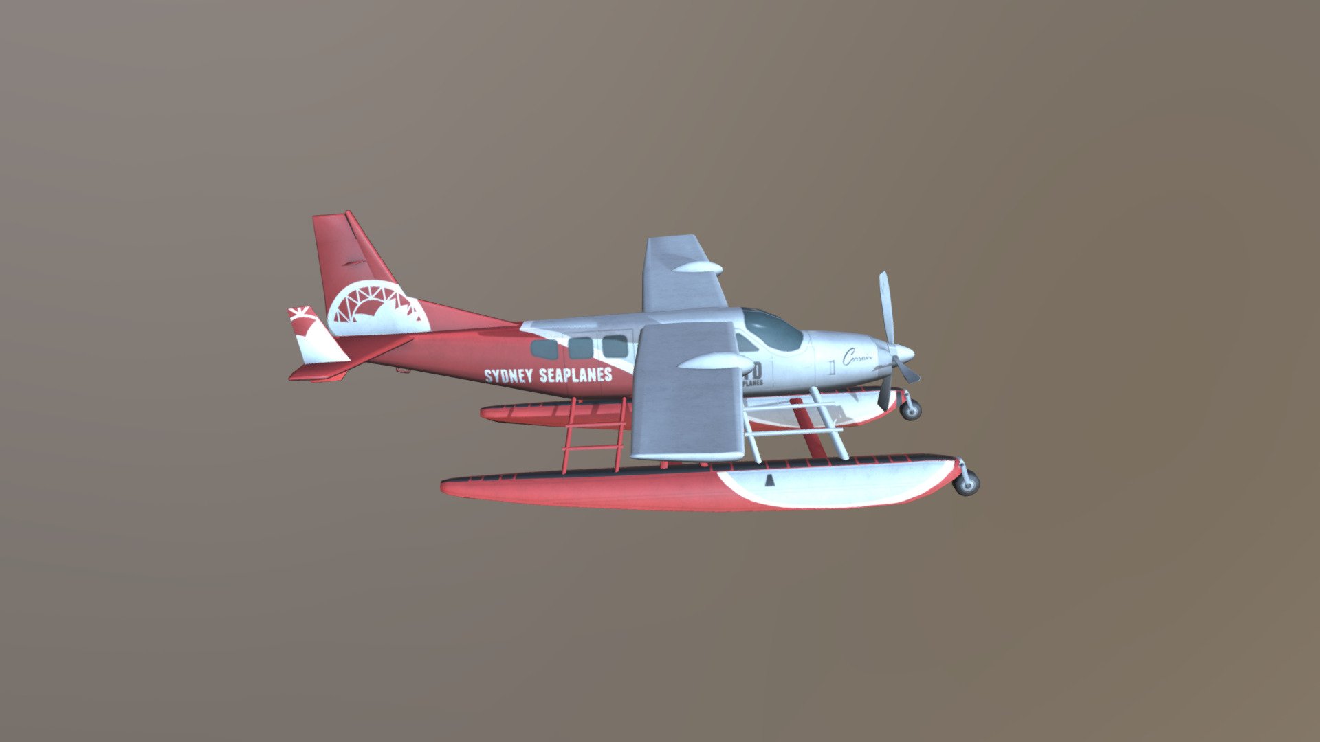 Seaplane 3d model