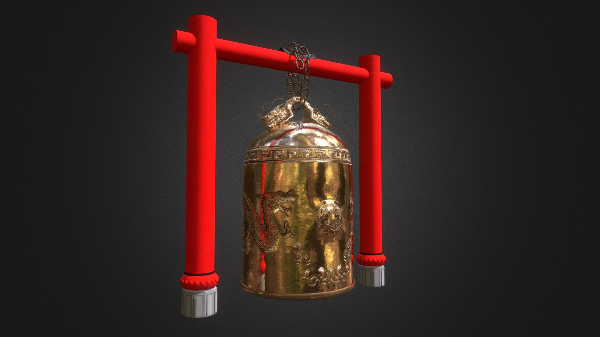 Chinese Bell 3d model