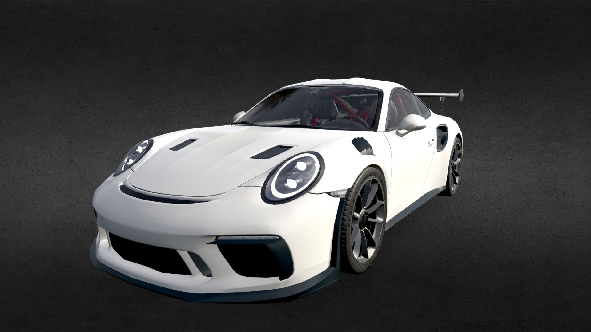 Porsche GT3 3d model