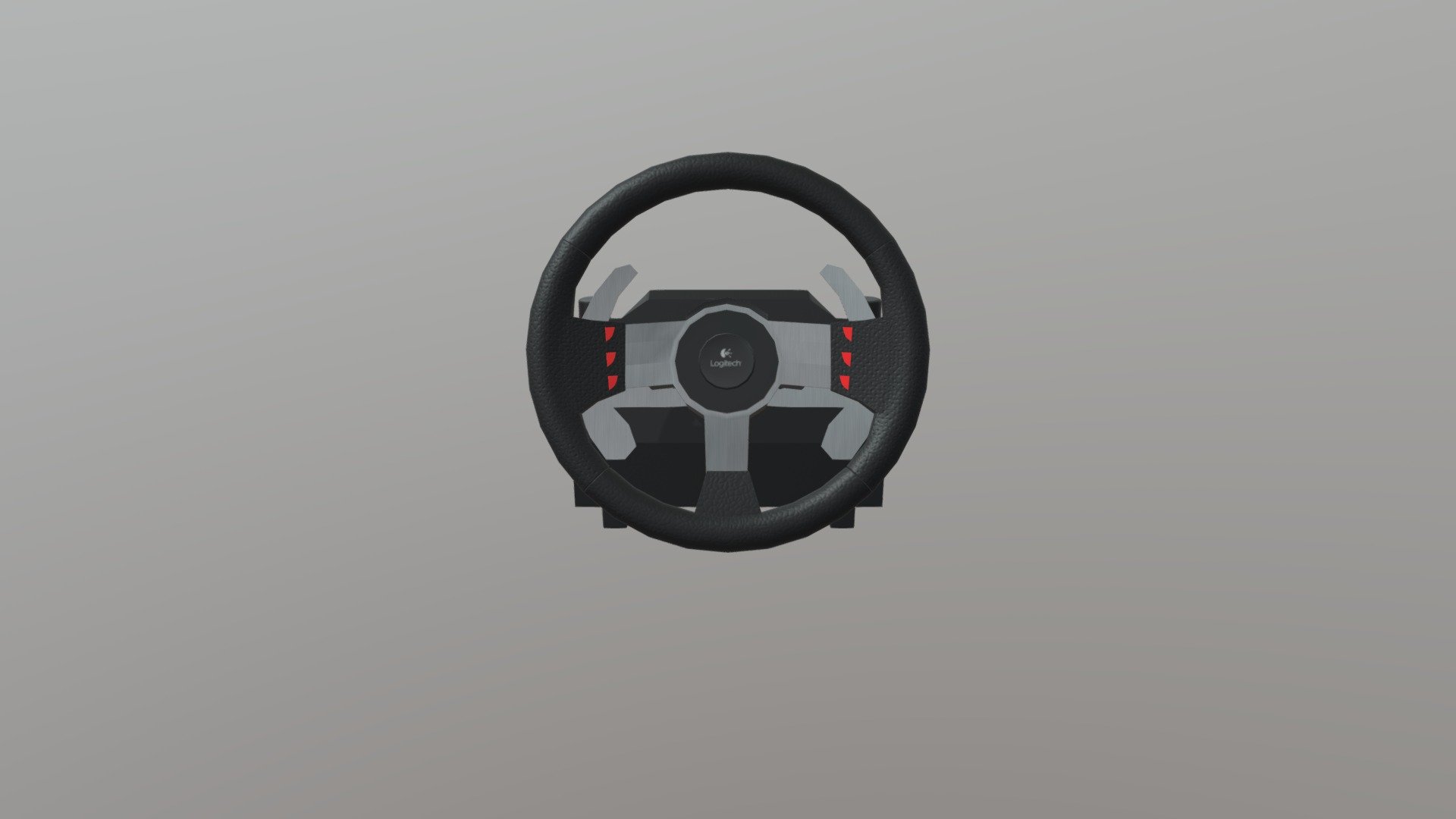 Logitech_G27_SteeringWheel 3d model