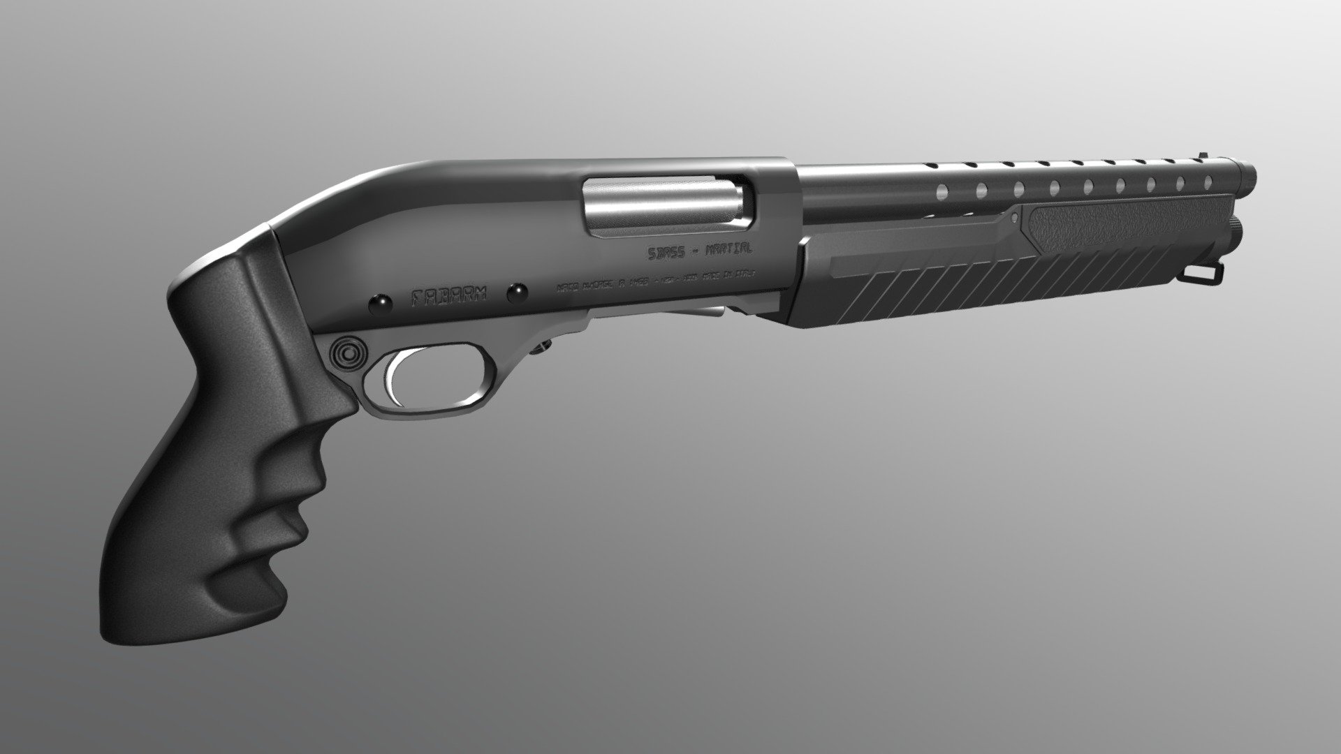 ShotGun 3d model