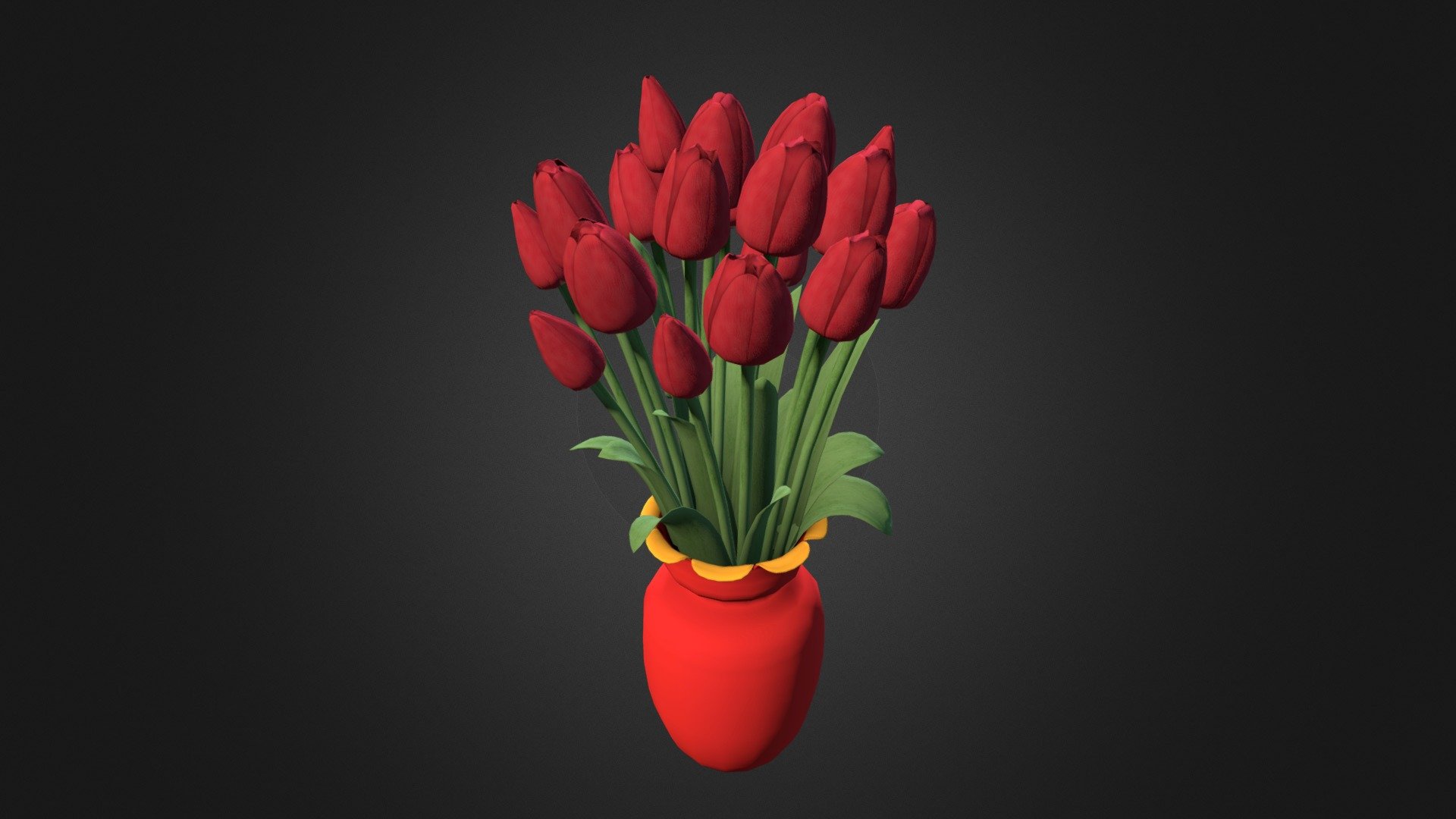 Tulips 3d model