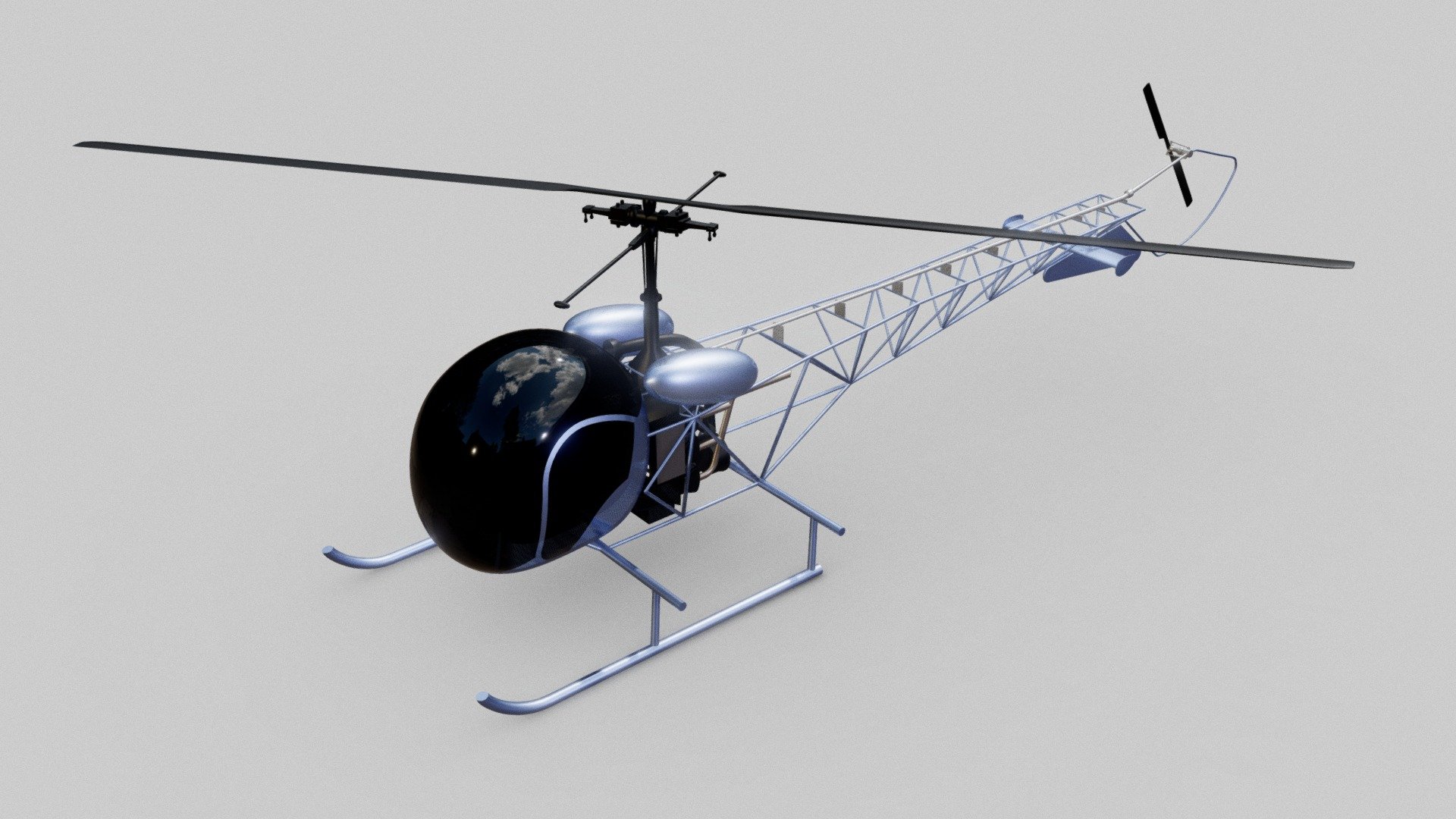 Bell H-13 3d model