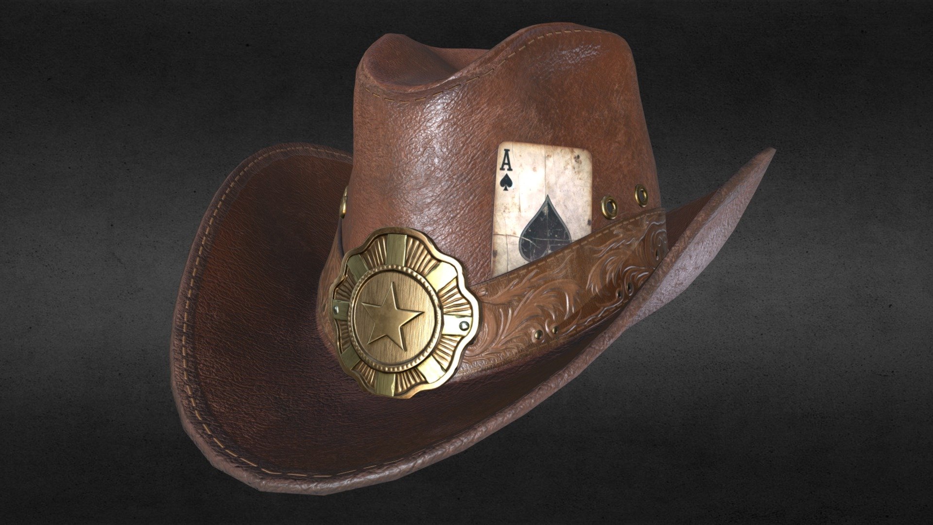 Cowboy hat 3d model