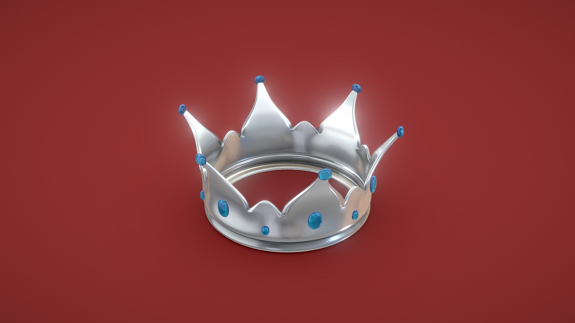 Silver Crown 3d model