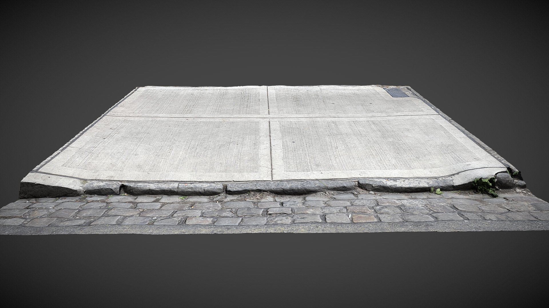 sidewalk 3d model