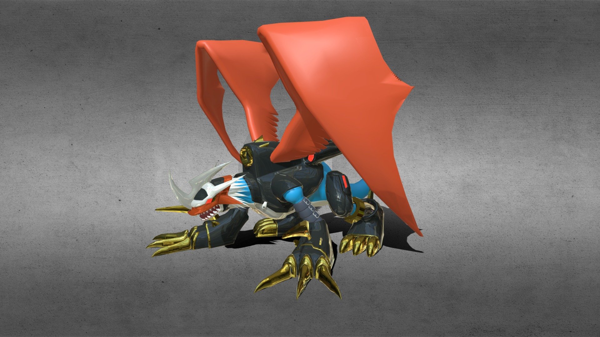 Imperialdramon DM 3d model