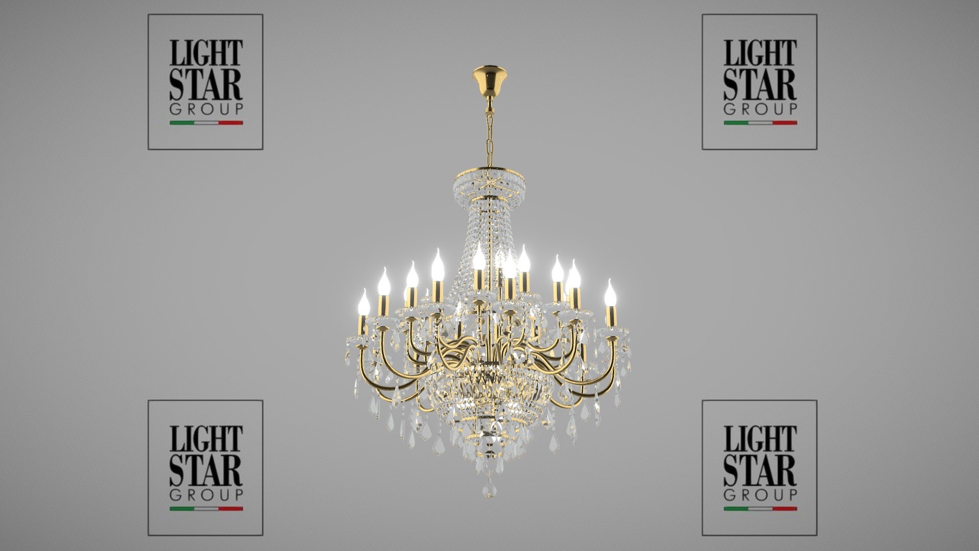 700292 Classic Osgona chandelier 3d model