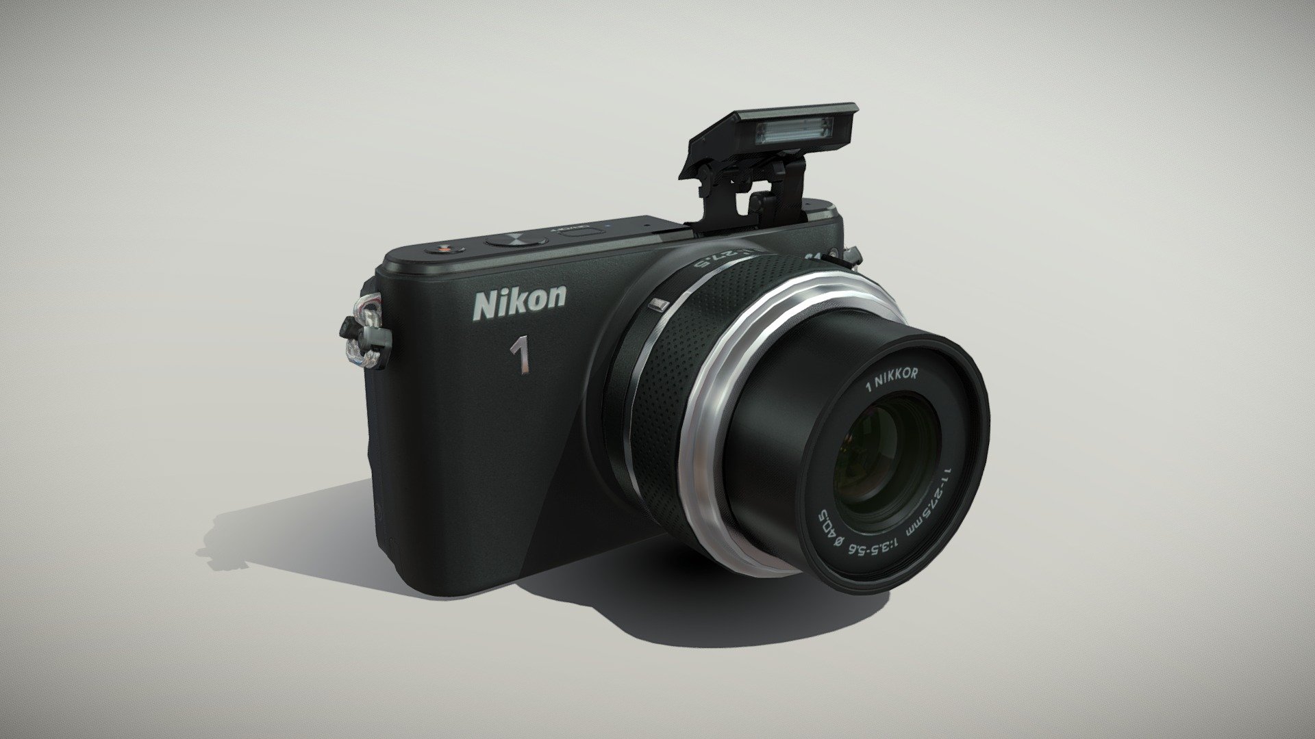 Nikon 1 S1 mirrorless digital camera 11-27.5mm 3d model