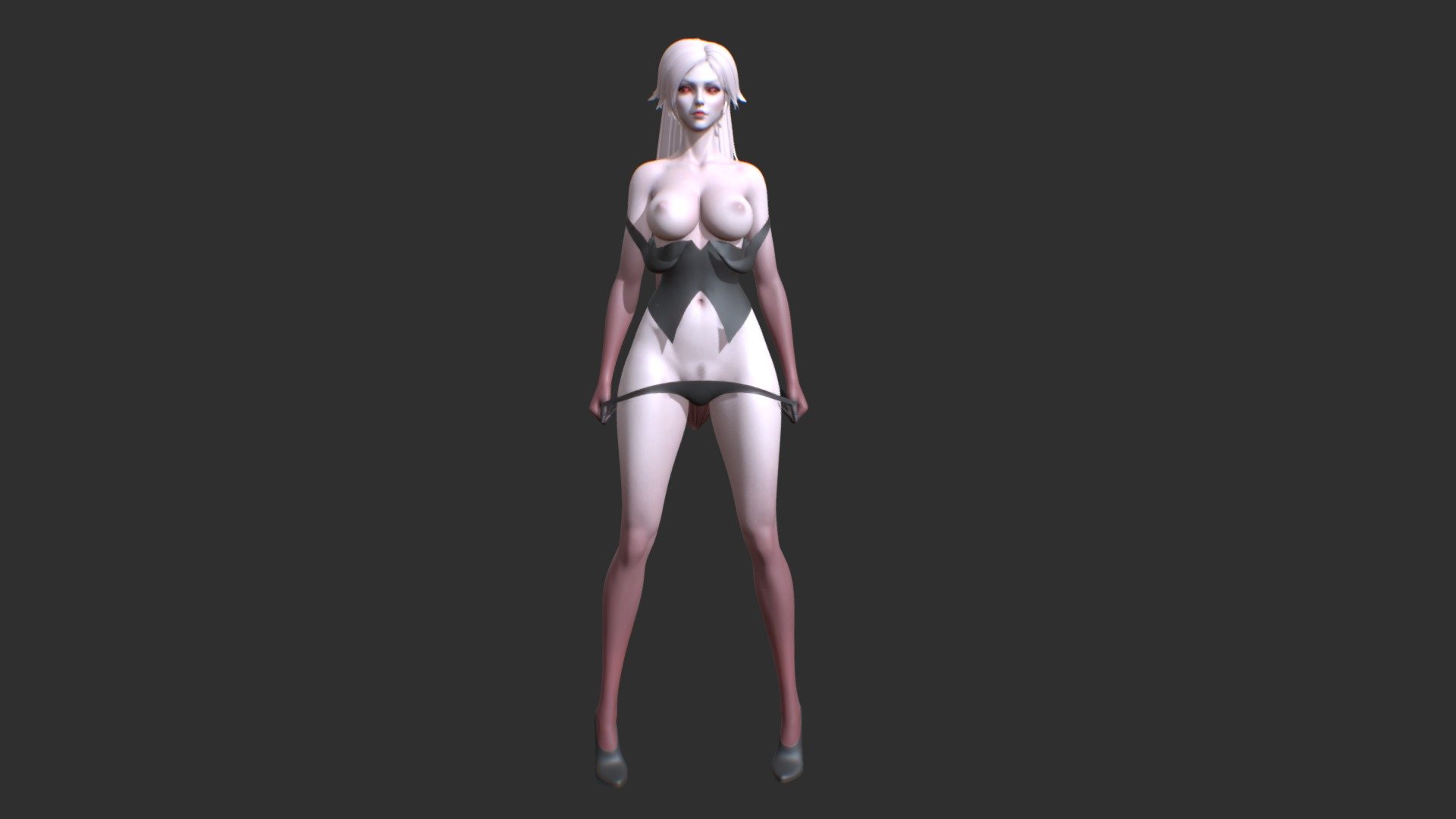 Nica Pose 2 (NSFW) 3d model