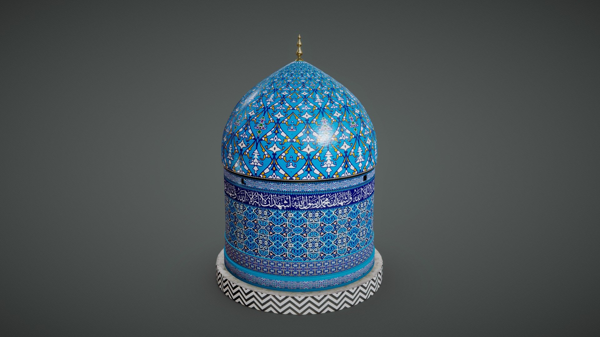 Gause pak dome 3d model