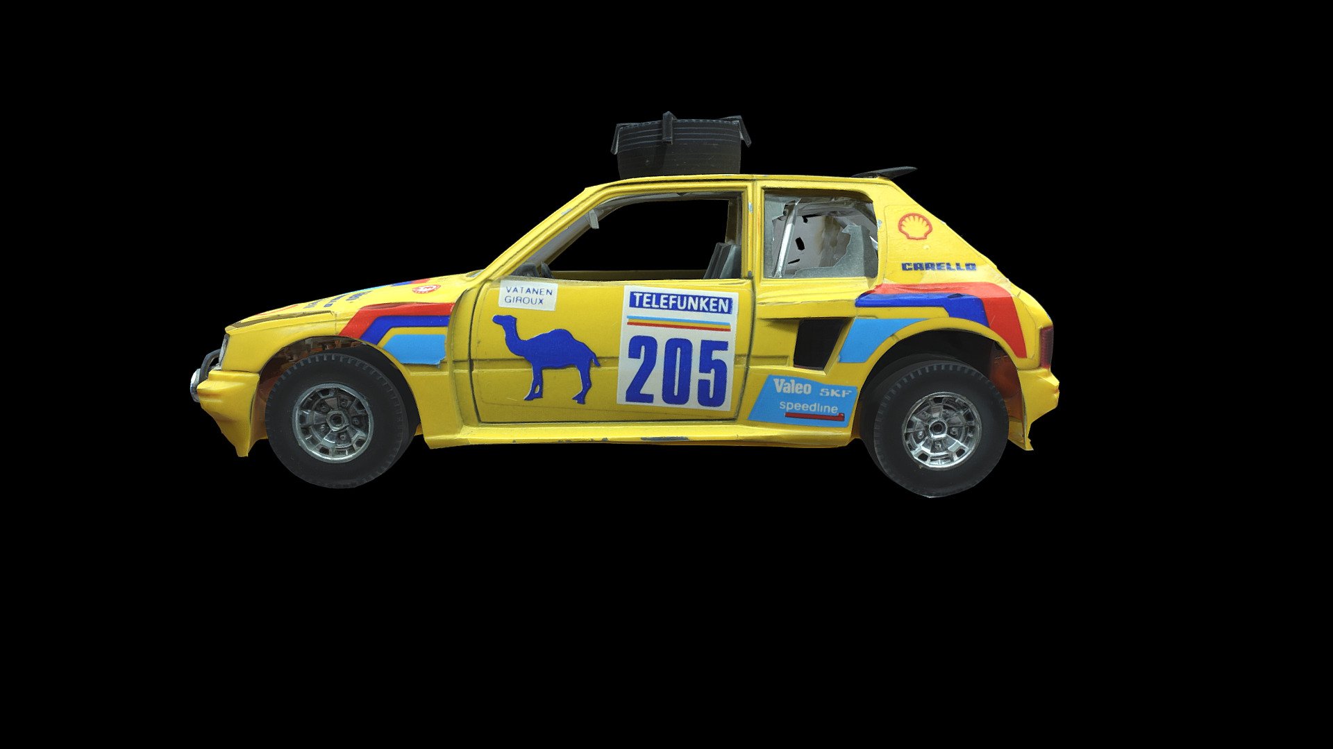 Turbo Peugeot 3d model