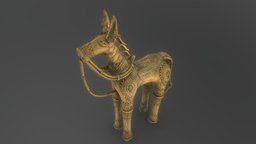 Metal horse figurine