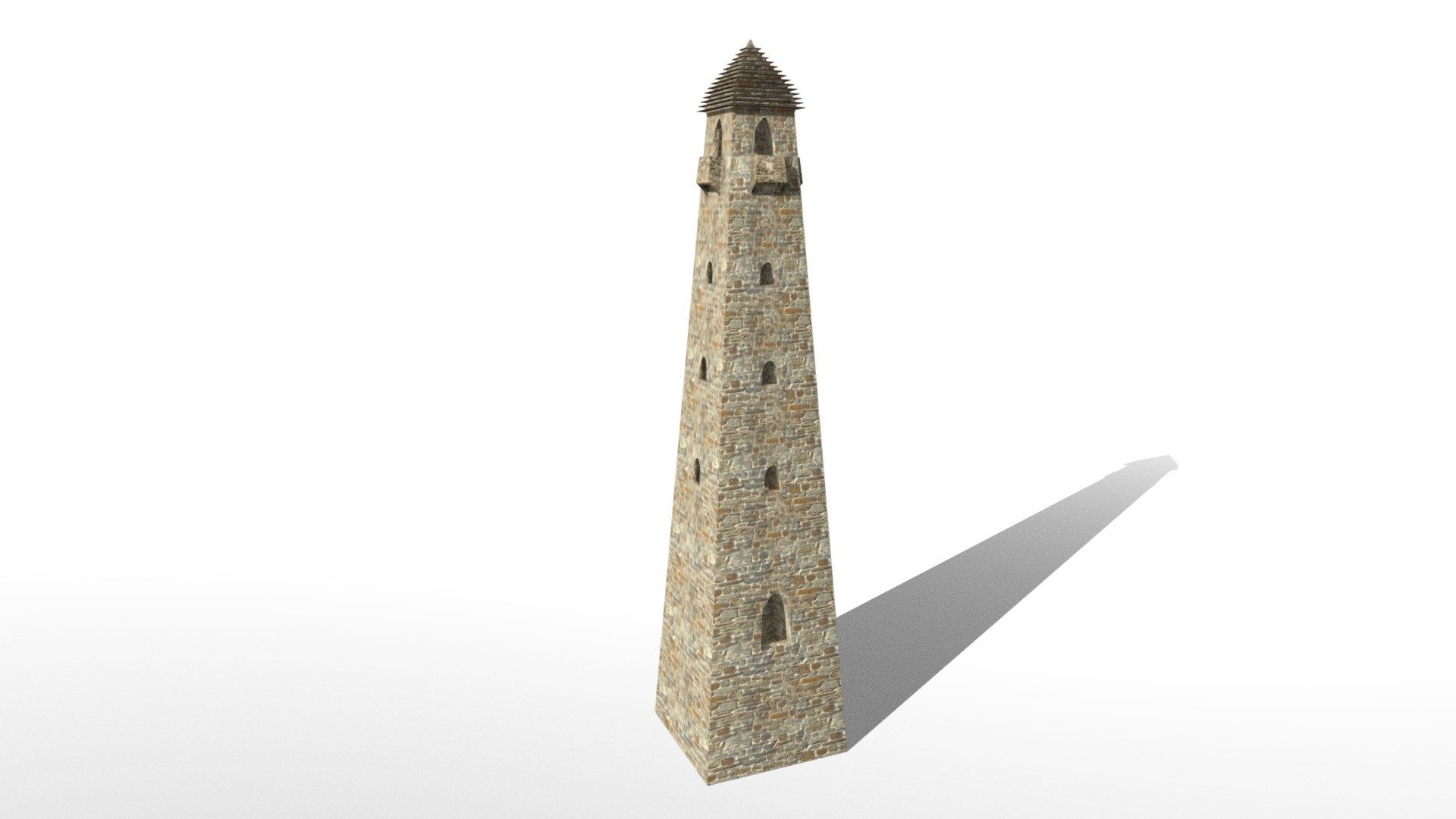 Ingush Tower 3d model