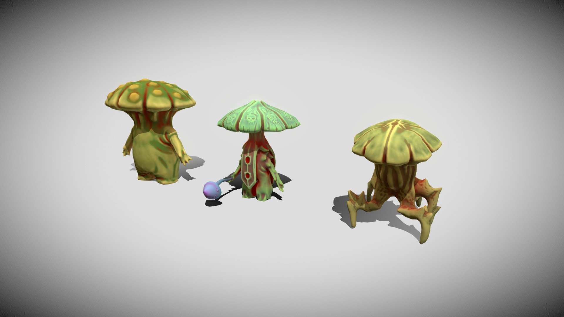 Corrupt Mushroom Tribe 3d model