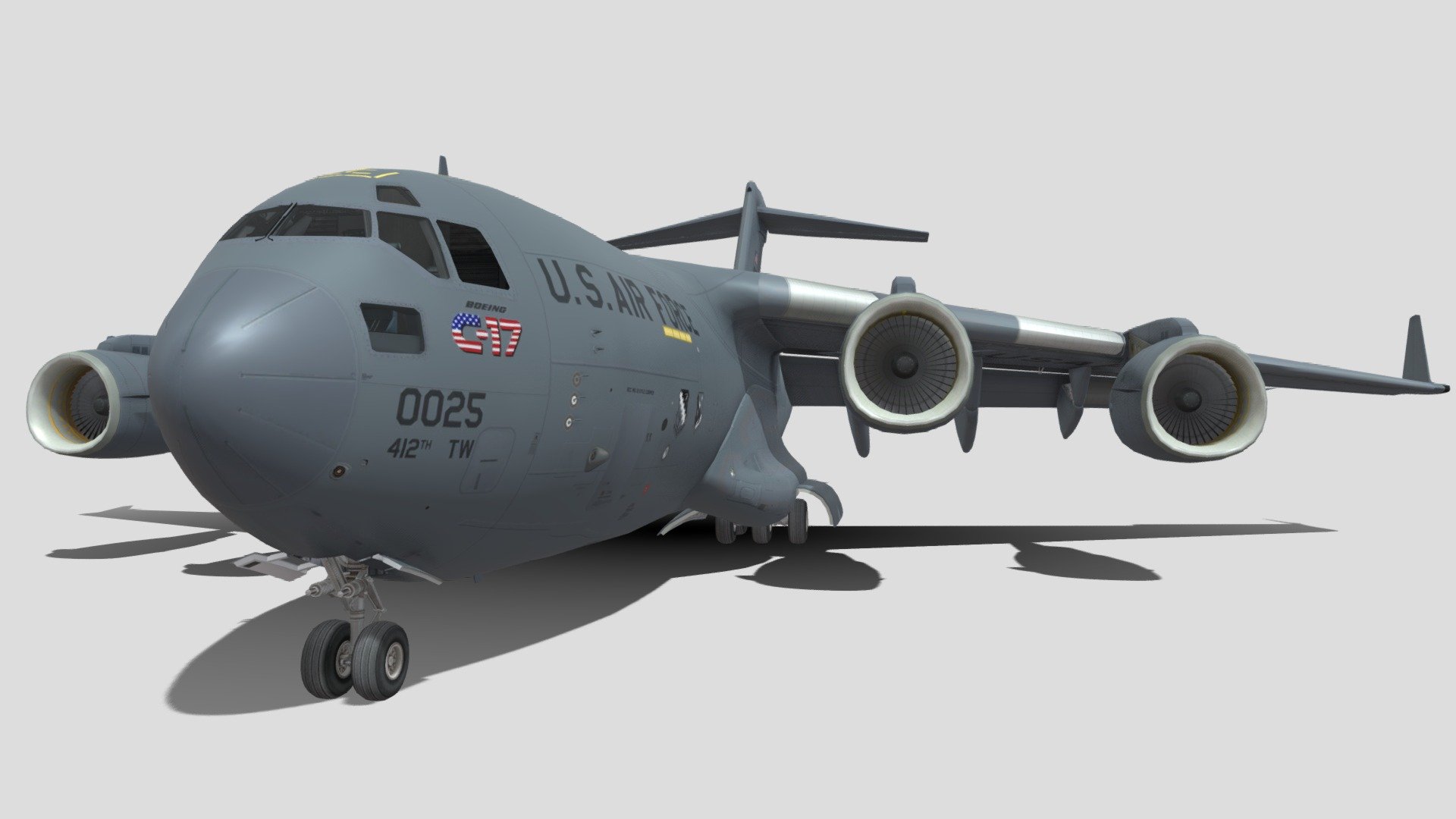 US Air Force 3d model