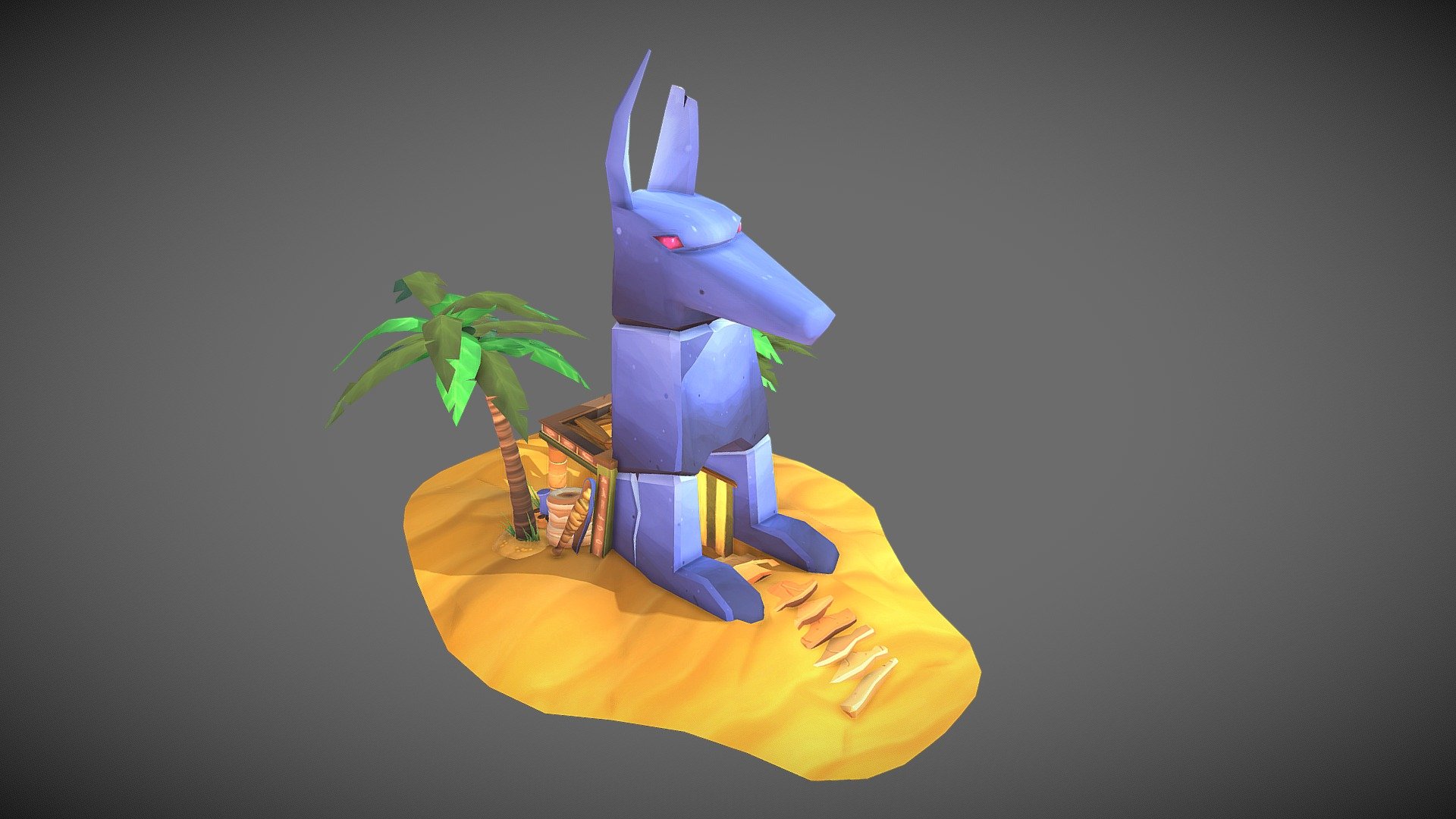 Egyptian Mummifier 3d model