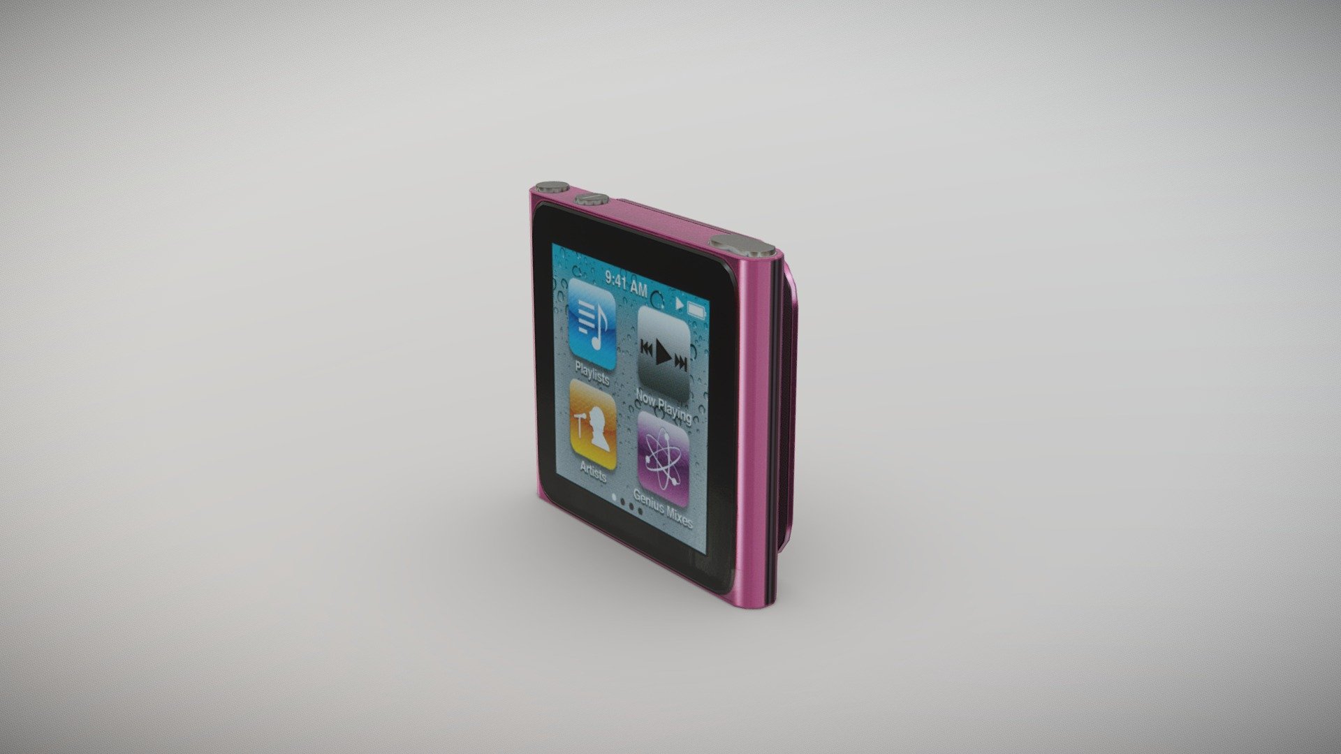 Apple iPod nano 6 Gen digital media player 3d model