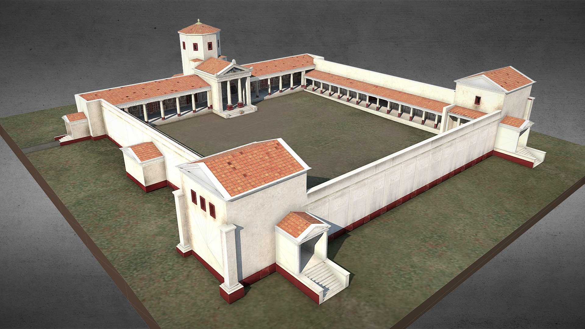 Temple du Haut-Bécherel 3d model