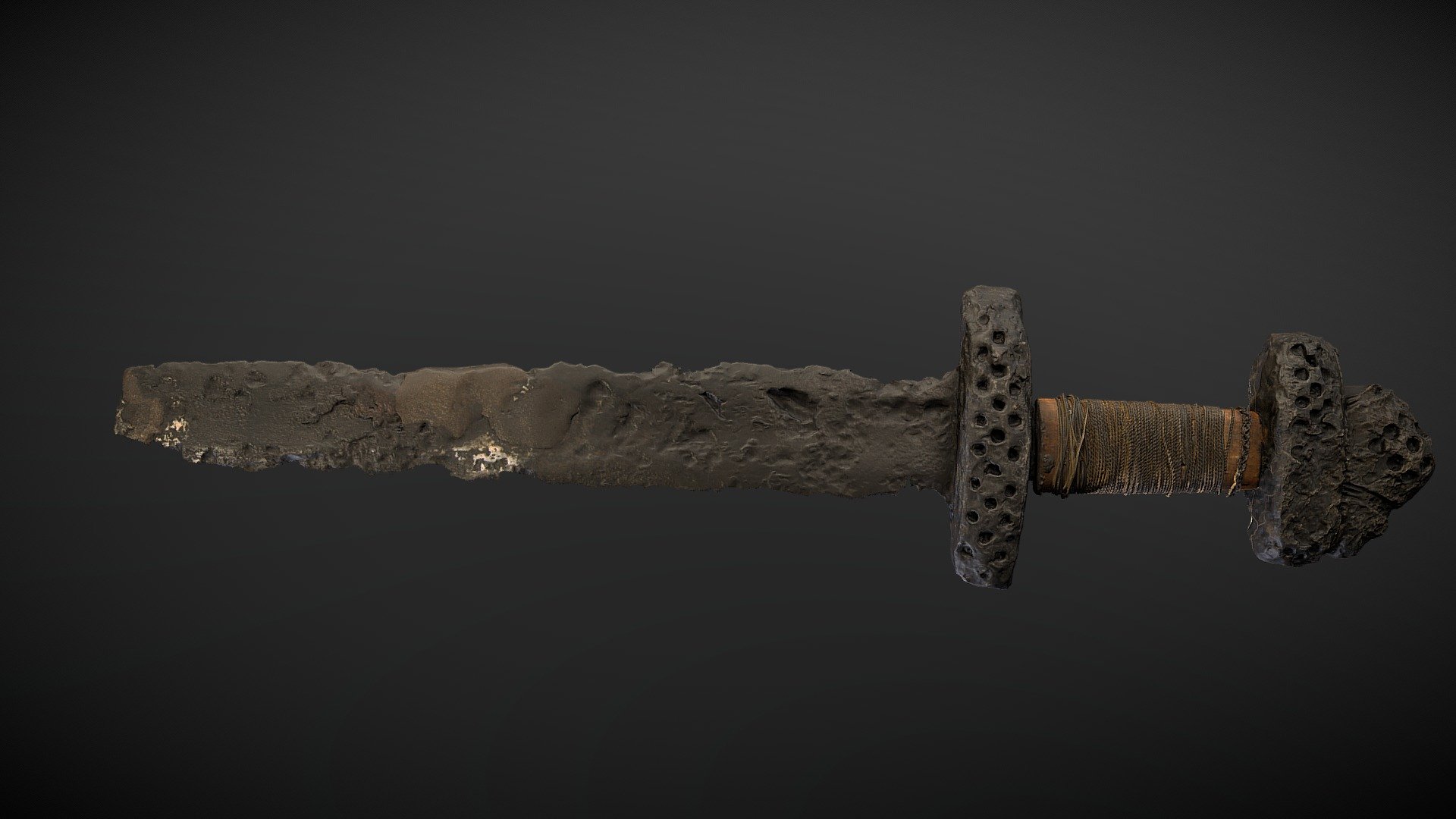 Sword, 10th century 3d model