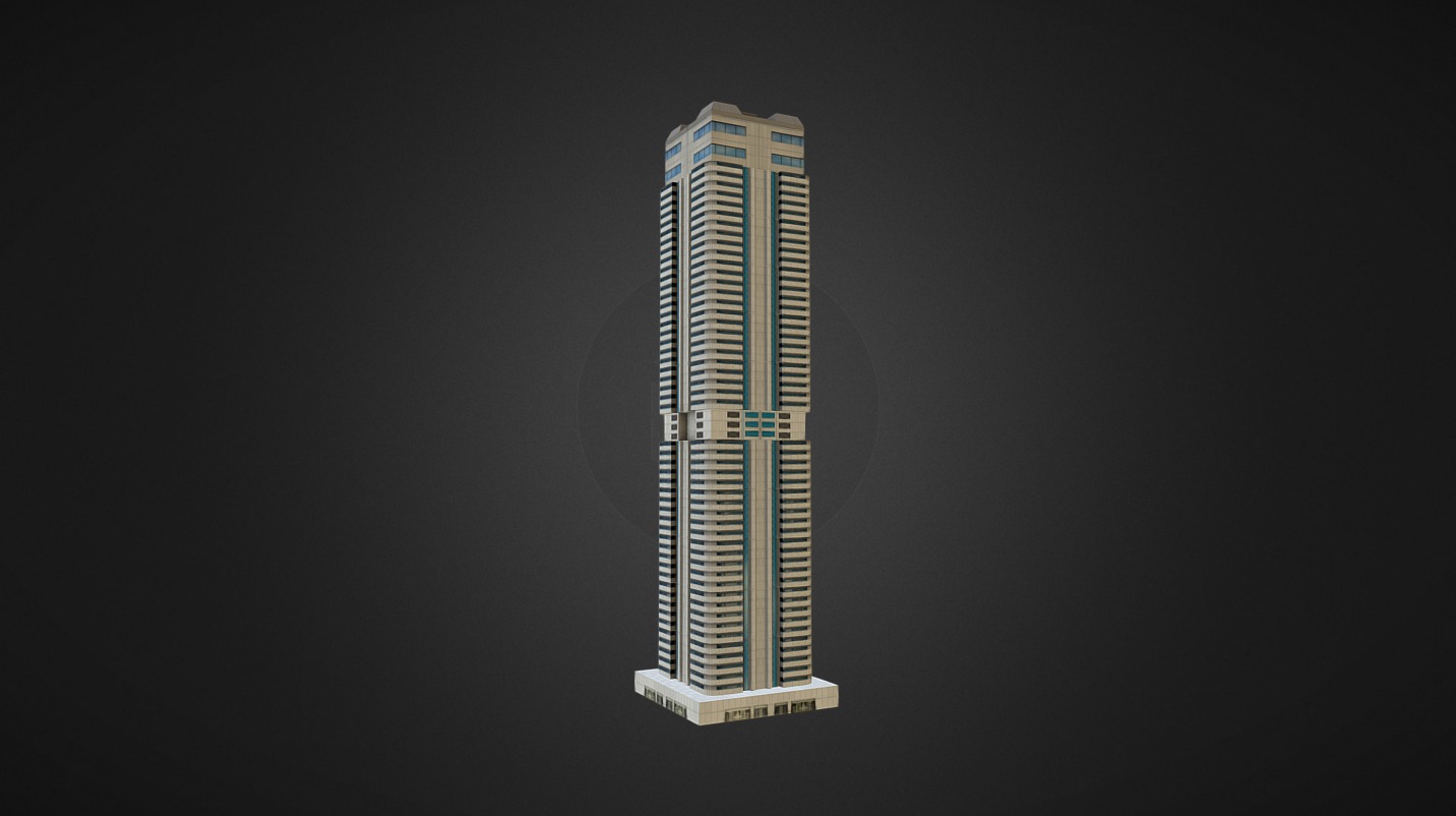 Skyscraper 1 3d model