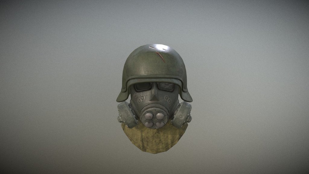 Gas Helmet 3d model