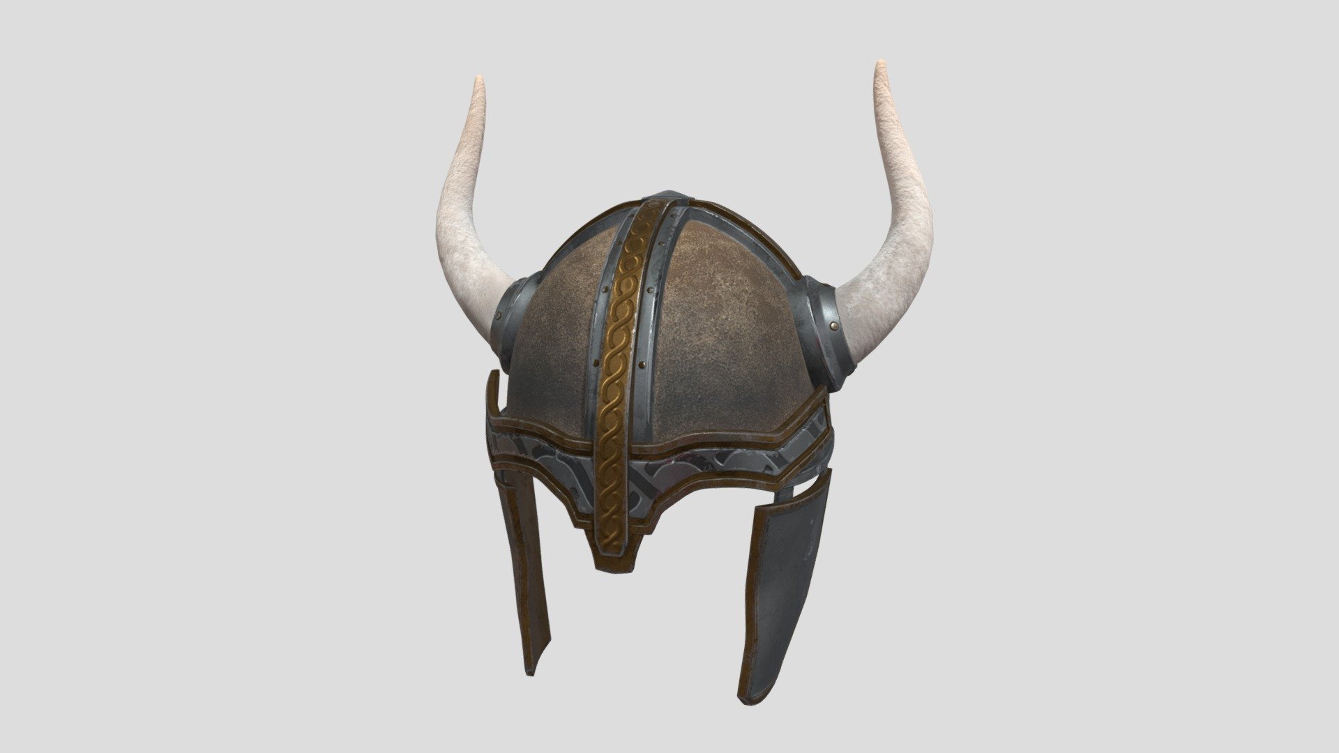 Viking Helmet 3D Viking Viking Battle Helmet 3d model