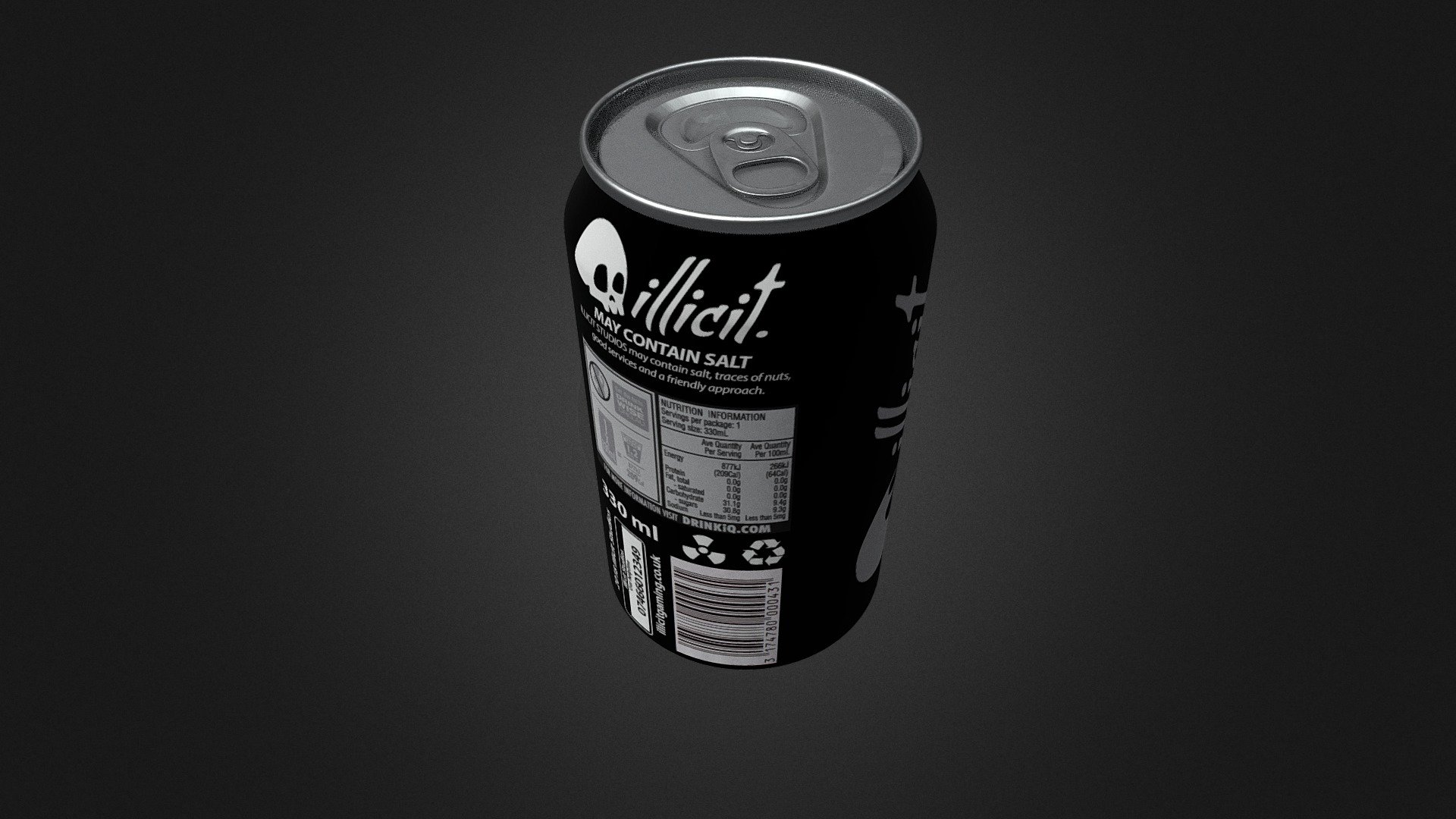 Can of drink 3d model