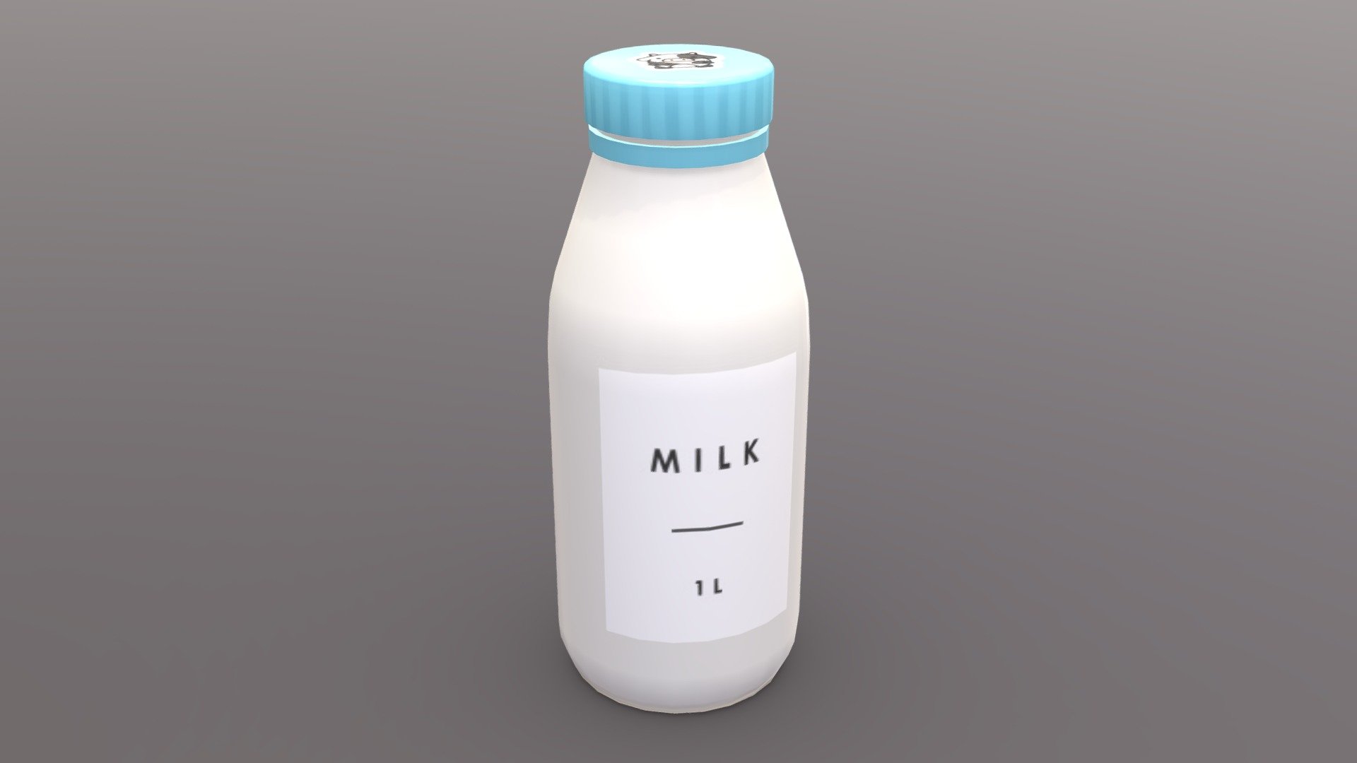 Milk Bottle 3d model