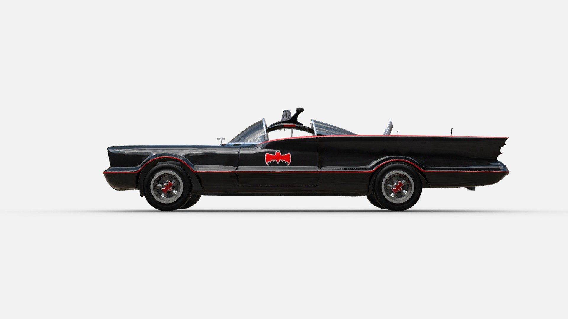 3d Model Replica Batmobil 1966 VR Ready 3d model