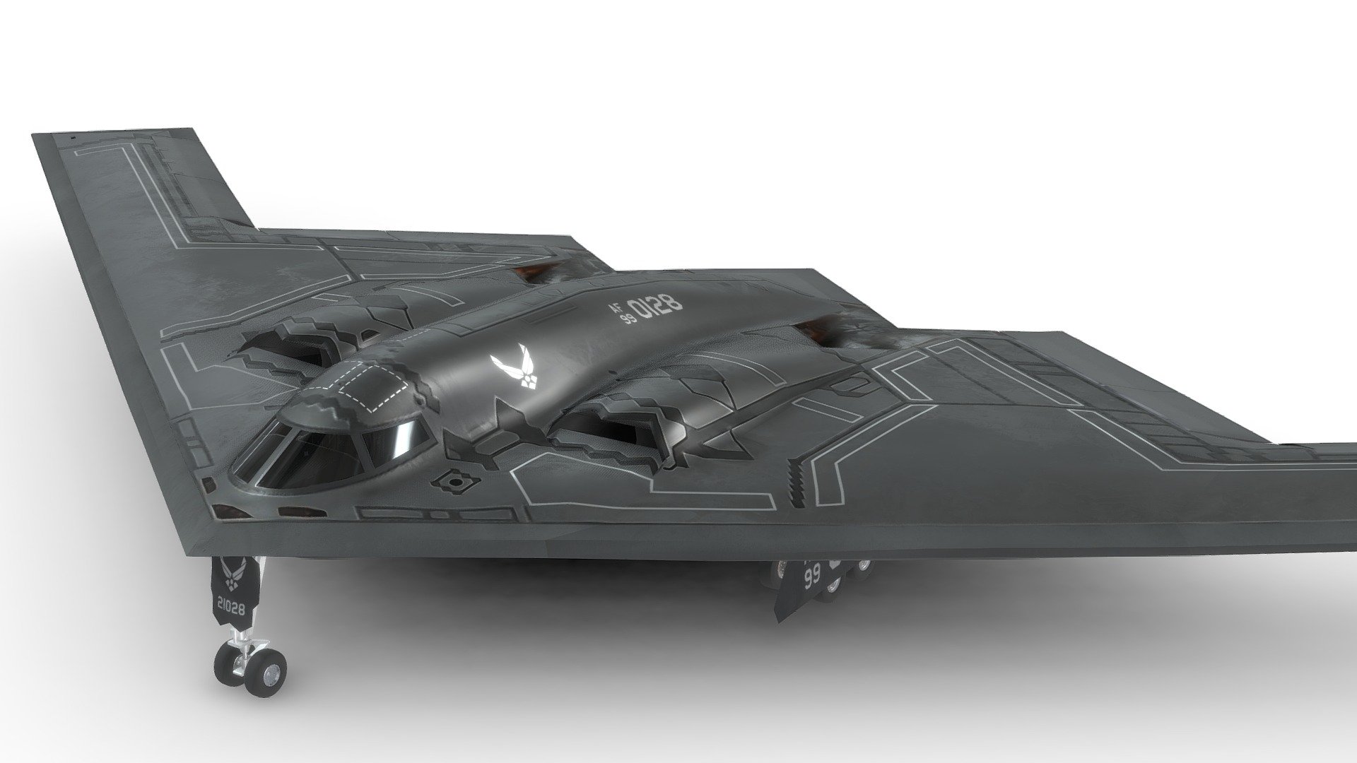 Northrop Grumman B-2 Spirit 3d model