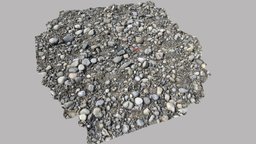 River gravel surface, Germany