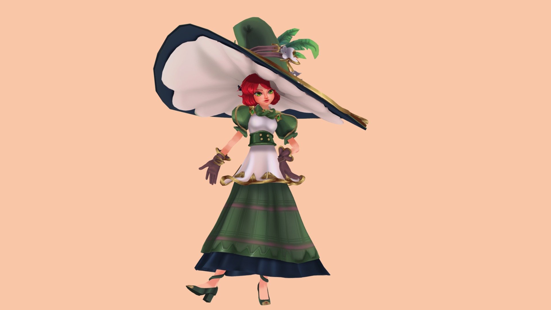 Lilly of the Valley Witch 3d model