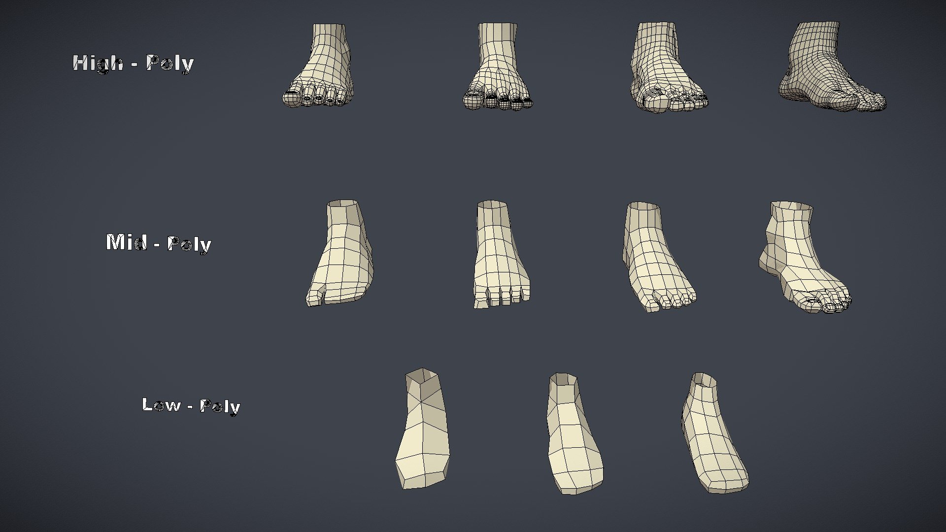 Legs Pack 3d model