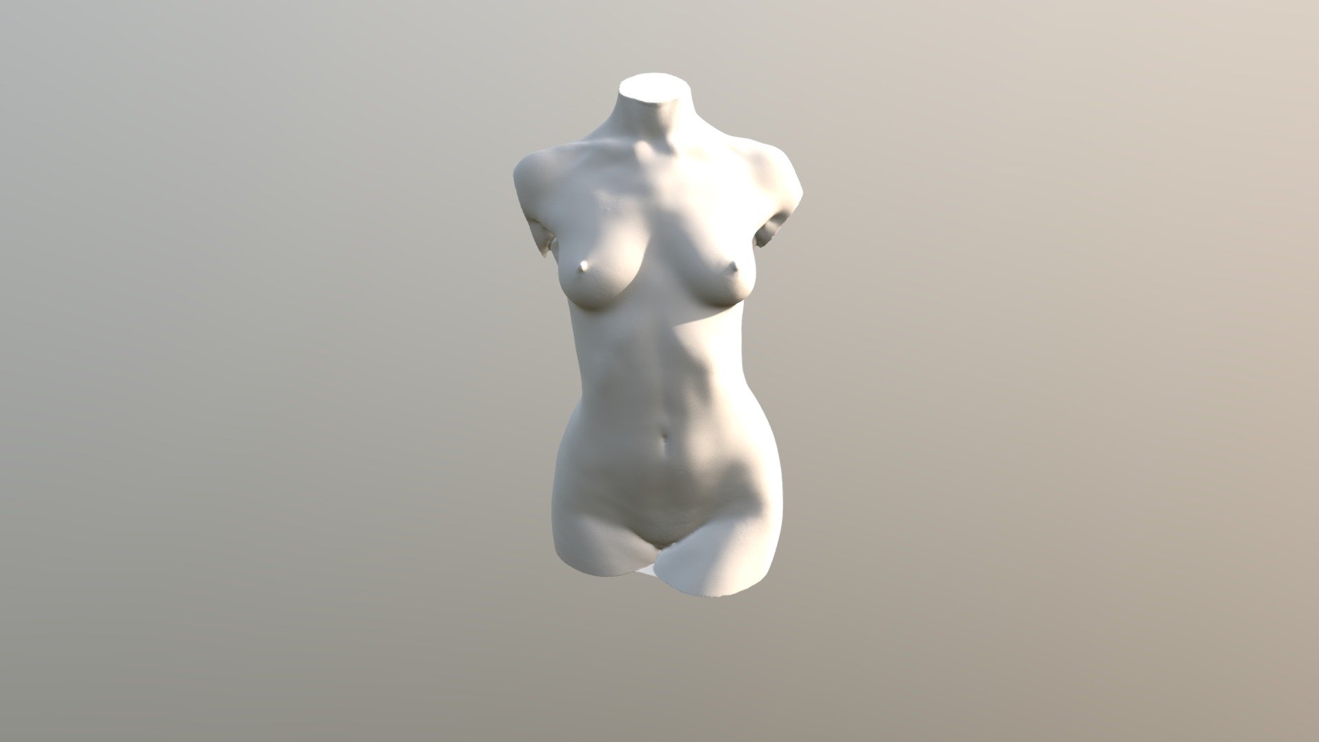 Lovely Torso UK 3d model