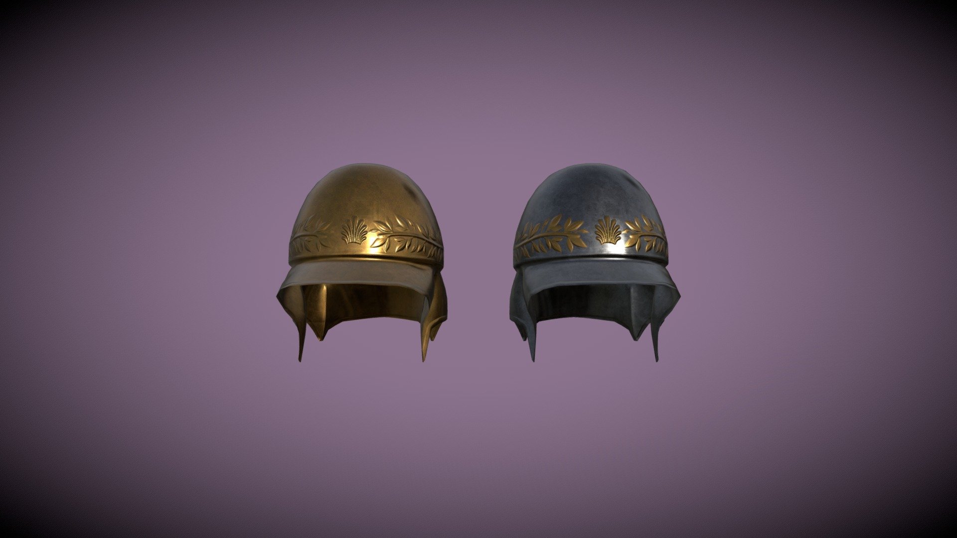 Boeotian Helmets 3d model