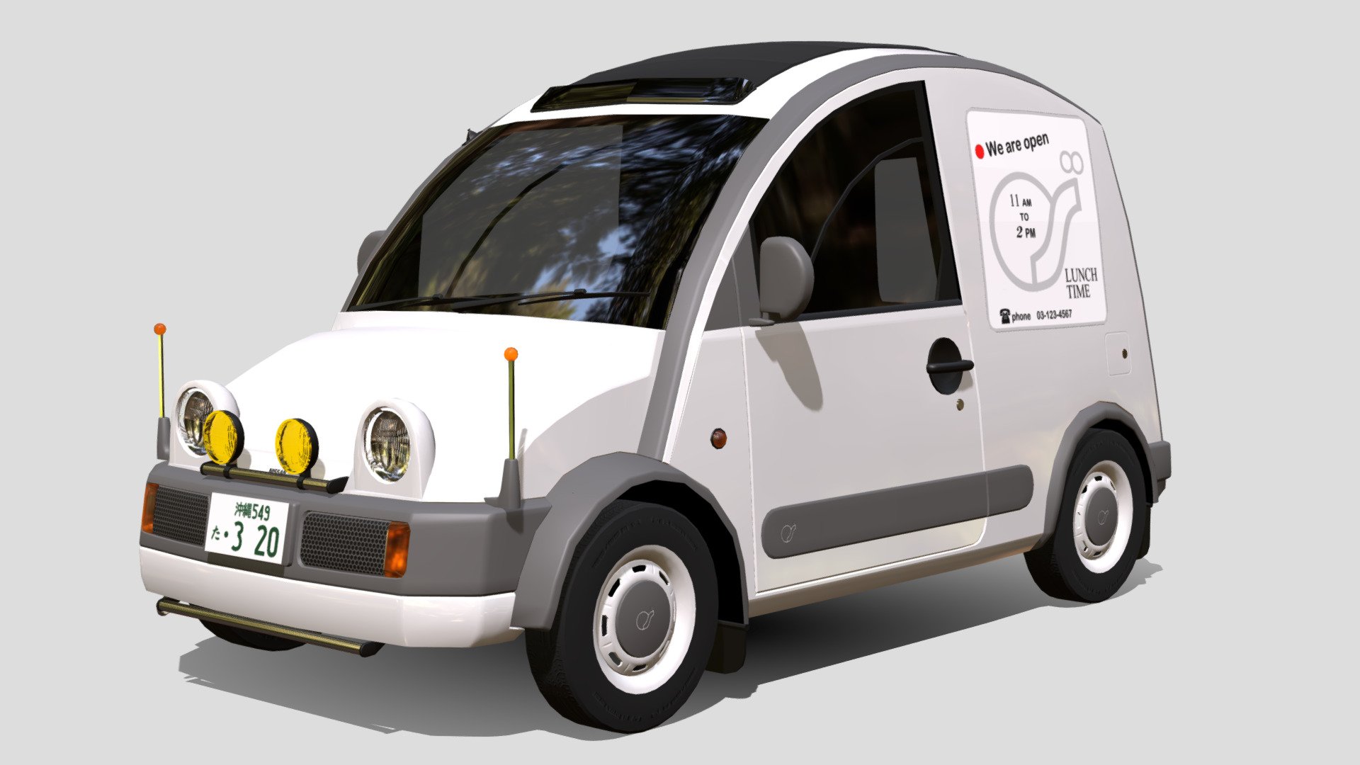 1989-1992 Nissan S-Cargo 3d model