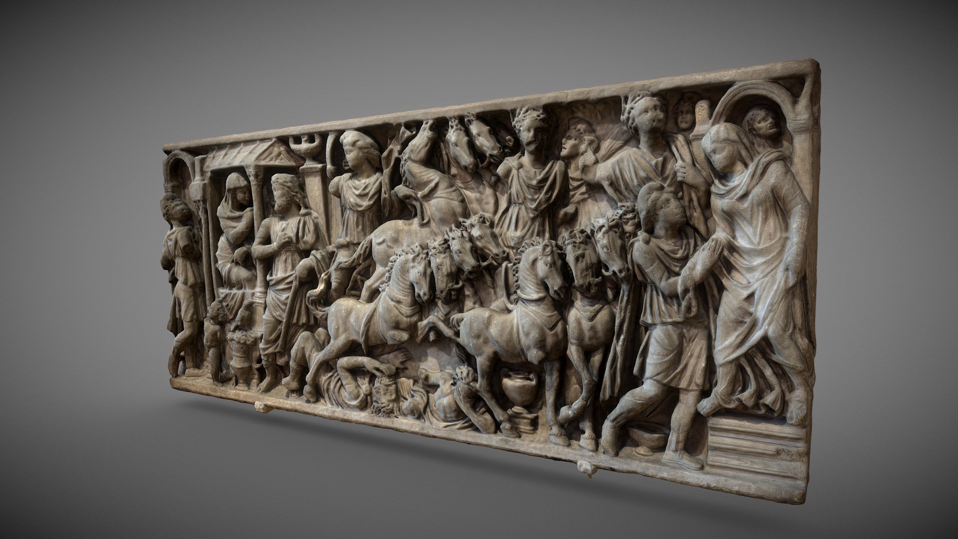 Fragment Sarcophage 3d model