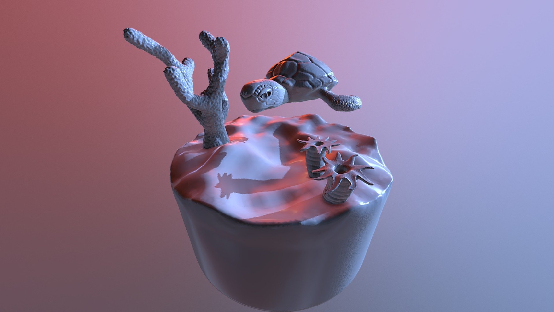 11 Sculpt January: Marine Nature 3d model