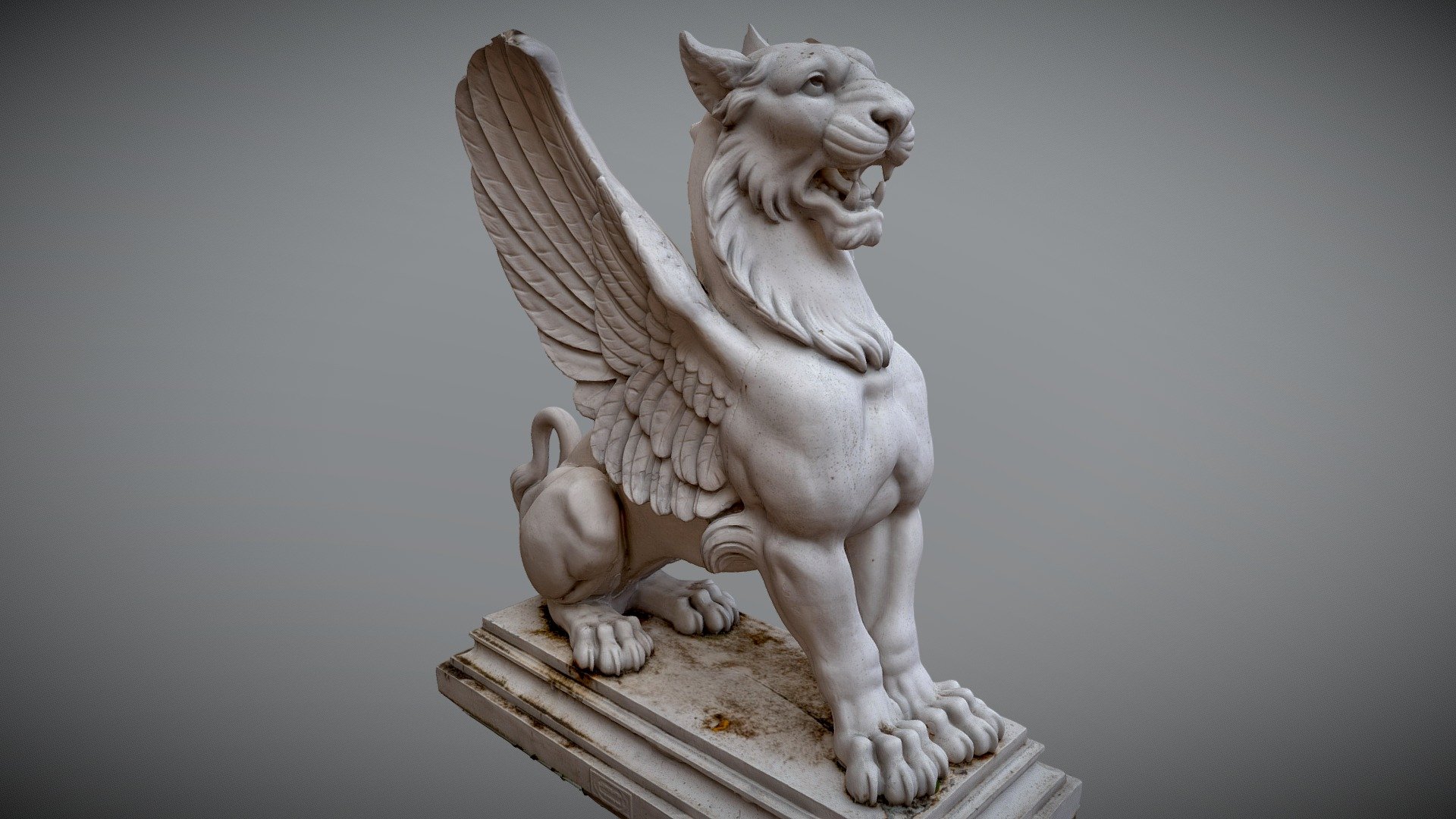 19th century griffon 3d model