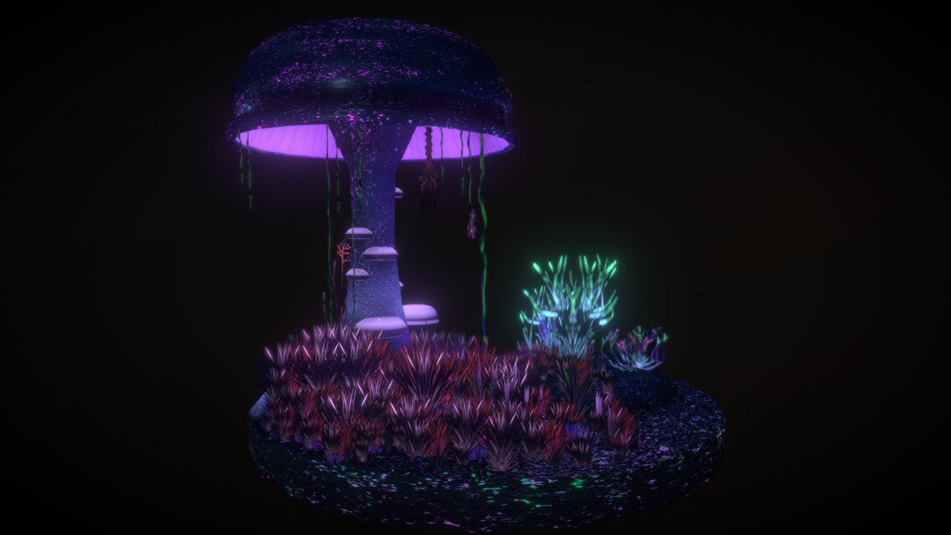 Plant Scene Final 3d model