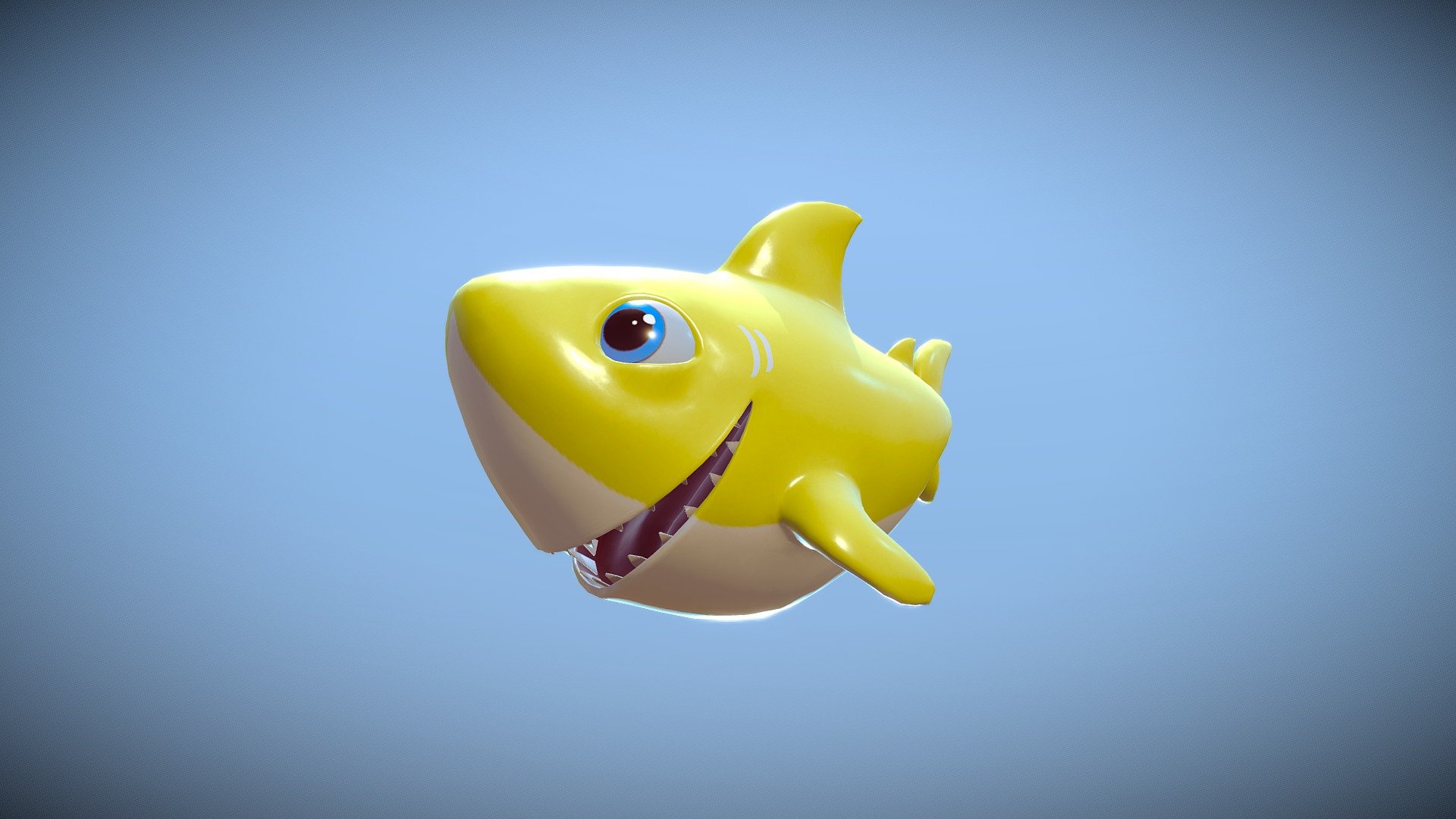 Baby Shark Animations 3d model