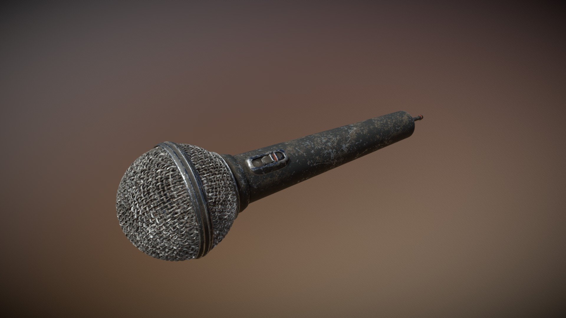 Battle MC Microphone 3d model